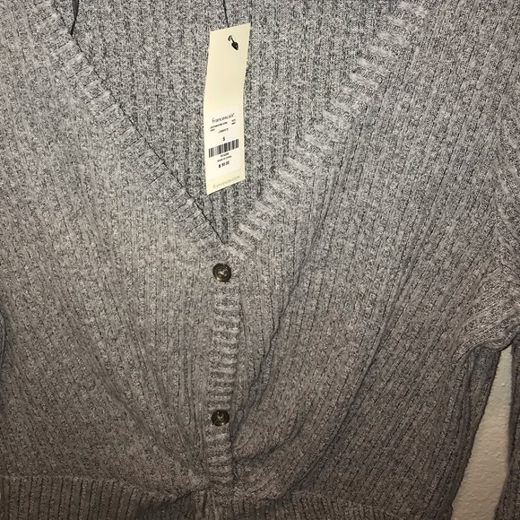 Gray Ribbed Dress - Picture 2 of 3